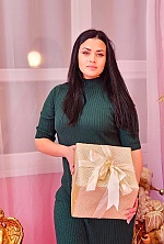 Ukrainian mail order bride Anna from Odessa with black hair and green eye color - image 4