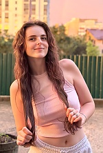 Ukrainian mail order bride Viktoriia from Ivano-Frankivsk with brunette hair and green eye color - image 7