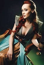 Ukrainian mail order bride Anna from Lviv with red hair and grey eye color - image 2