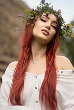 Ukrainian mail order bride Anna from Lviv with red hair and grey eye color - image 5