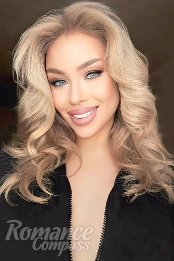 Ukrainian mail order bride Irina from Zaporozhye with blonde hair and blue eye color - image 1