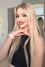 Ukrainian mail order bride Kateryna from Kiev with blonde hair and green eye color - image 9