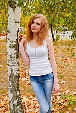 Ukrainian mail order bride Anastasia from Nikolaev with blonde hair and blue eye color - image 10