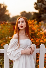 Ukrainian mail order bride Alina from Cherkasy with red hair and blue eye color - image 3