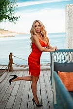 Ukrainian mail order bride Larisa from Mykolaiv with blonde hair and blue eye color - image 3