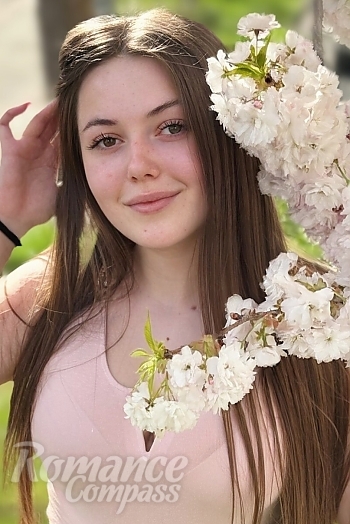Ukrainian mail order bride Vitaliia from Ivano-Frankivsk with brunette hair and brown eye color - image 1