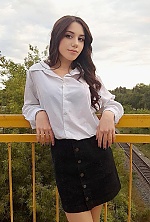 Ukrainian mail order bride Alona from Cherkasy with brunette hair and hazel eye color - image 3