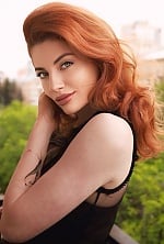 Ukrainian mail order bride Kristina from Kharkiv with red hair and green eye color - image 3