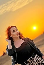 Ukrainian mail order bride Irina from Warsaw with red hair and green eye color - image 9