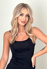 Ukrainian mail order bride Victoria from Vilnius with blonde hair and blue eye color - image 4