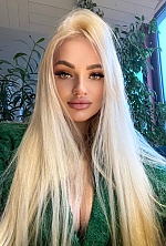 Ukrainian mail order bride Yulia from Kiev with blonde hair and green eye color - image 8