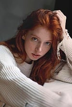 Ukrainian mail order bride Yevheniia from Ternopil with red hair and green eye color - image 10