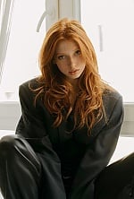 Ukrainian mail order bride Yevheniia from Ternopil with red hair and green eye color - image 11