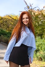 Ukrainian mail order bride Anastasiia from Kyiv with red hair and green eye color - image 14