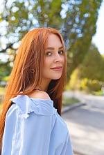 Ukrainian mail order bride Anastasiia from Kyiv with red hair and green eye color - image 9