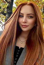 Ukrainian mail order bride Anastasiia from Kyiv with red hair and green eye color - image 11