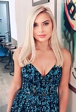 Ukrainian mail order bride Marina from London with blonde hair and blue eye color - image 3