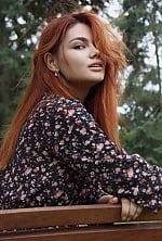 Ukrainian mail order bride Anastasia from Mohyliv-Podilskyi with red hair and brown eye color - image 5