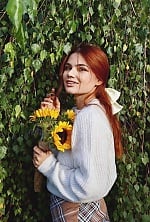 Ukrainian mail order bride Anastasia from Mohyliv-Podilskyi with red hair and brown eye color - image 6