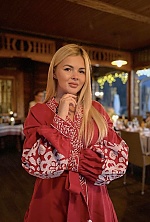 Ukrainian mail order bride Alina from Kiev with blonde hair and blue eye color - image 7