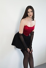 Ukrainian mail order bride Vladyslava from Kiev with black hair and grey eye color - image 10