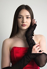 Ukrainian mail order bride Vladyslava from Kiev with black hair and grey eye color - image 9