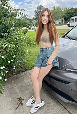 Ukrainian mail order bride Aleksandra from Naples with light brown hair and blue eye color - image 3