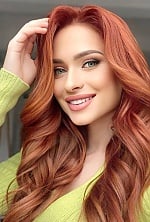 Ukrainian mail order bride Kateryna from Lviv with red hair and green eye color - image 2