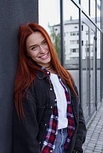 Ukrainian mail order bride Kateryna from Lviv with red hair and green eye color - image 8