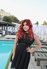 Ukrainian mail order bride Tetiana from Odessa with red hair and green eye color - image 3