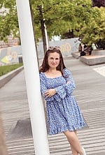 Ukrainian mail order bride Olga from Dnepr with brunette hair and grey eye color - image 8