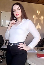 Ukrainian mail order bride Dariia from Almaty with auburn hair and blue eye color - image 12