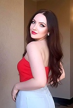 Ukrainian mail order bride Dariia from Almaty with auburn hair and blue eye color - image 7