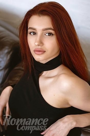 Ukrainian mail order bride Vladyslava from Kryvyi Rih with red hair and brown eye color - image 1