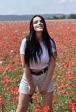 Ukrainian mail order bride Anastasiia from Kharkiv with black hair and brown eye color - image 2