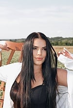 Ukrainian mail order bride Anastasiia from Kharkiv with black hair and brown eye color - image 4