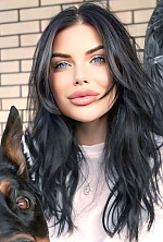 Ukrainian mail order bride Daria from Vienna with black hair and blue eye color - image 7