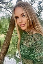 Ukrainian mail order bride Anastasia from Wroclaw with blonde hair and green eye color - image 3