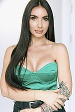 Ukrainian mail order bride Elena from Odesa with black hair and green eye color - image 13