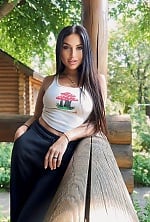 Ukrainian mail order bride Ira from Kyiv with black hair and brown eye color - image 4