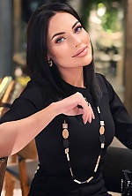 Ukrainian mail order bride Yuliya from Marbella with black hair and blue eye color - image 9