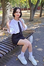 Ukrainian mail order bride Valeriia from Cherkasy with black hair and green eye color - image 9