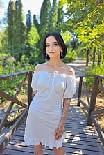 Ukrainian mail order bride Valeriia from Cherkasy with black hair and green eye color - image 5