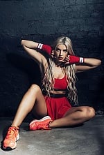 Ukrainian mail order bride Victoria from Kyiv with blonde hair and green eye color - image 14