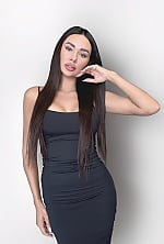 Ukrainian mail order bride Alina from Kyiv with black hair and blue eye color - image 7