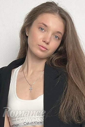 Ukrainian mail order bride Kateryna from Odesa with light brown hair and blue eye color - image 1