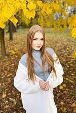 Ukrainian mail order bride Nadiia from Ivano-Frankivsk with blonde hair and blue eye color - image 3