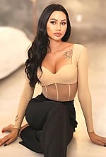 Ukrainian mail order bride Valeria from Kyiv with black hair and hazel eye color - image 12