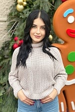 Ukrainian mail order bride Polina from Ivano-Frankivsk with black hair and green eye color - image 11