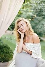 Ukrainian mail order bride Marina from Kyiv with blonde hair and blue eye color - image 2